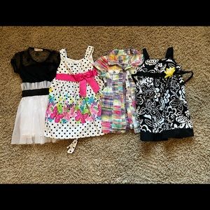 2T toddler dresses, set of 4